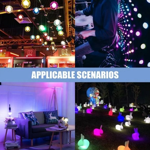 LED TUYA E27 SMART BULB 10W MULTICOLOR DIMMABLE BLUETOOTH/ WIFI BULB - Picture 10 of 12